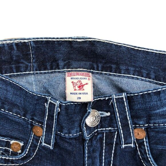 TRUE Religion Jeans Size 29 BOBBY BIG T Blue - Picture 5 of 8